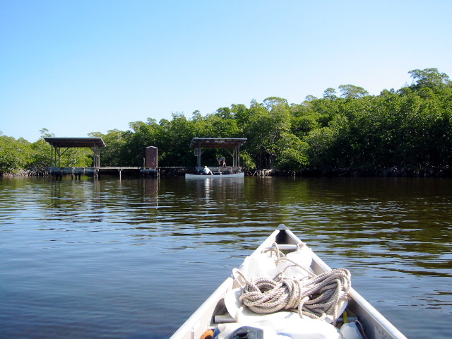 Approaching Joe River Chickee