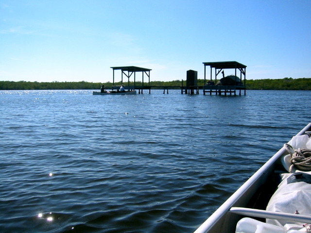 Approaching South Joe River Chickee