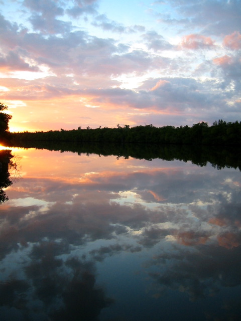 Broad River Camp sunset 5:58:35