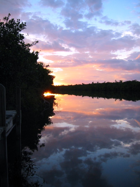 Broad River Camp sunset 5:58:41