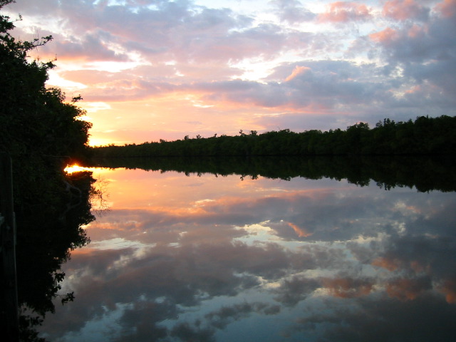 Broad River Camp sunset 5:58:48