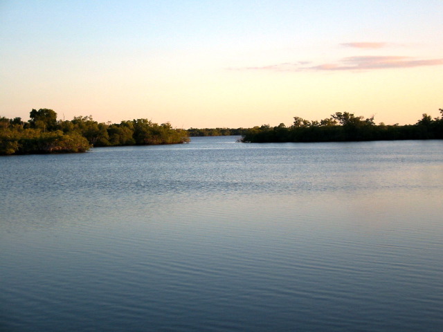 View through the channel from Sunday Bay Chickee.