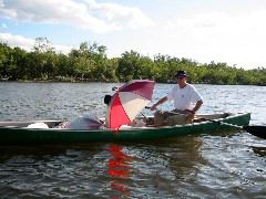 Jim singlehanded with sail