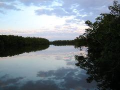 Broad River Camp sunset 5:59:00