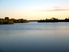 View through the channel from Sunday Bay Chickee.